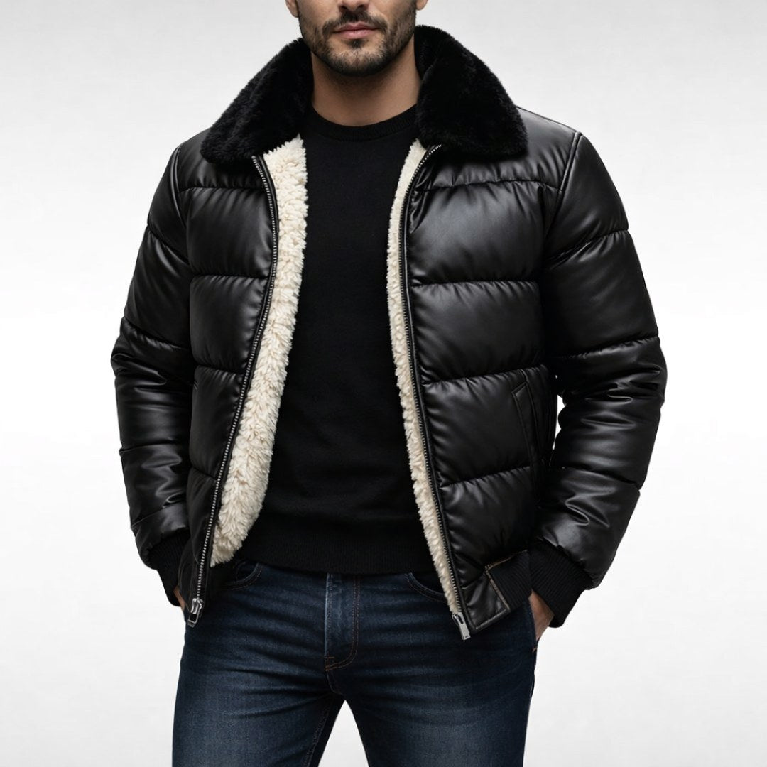Mitchell | Men's Puffer Jacket, Bold Urban Coat | My Sweet Wardrobe
