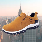 Moritz | Men's Shock-Absorbing Slip-On Shoes, Ergonomic Walking Shoes | My Sweet Wardrobe | Brown