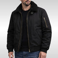 Nathan | Men's Structured Bomber Jacket, Warm Fleece-Lined Jacket | My Sweet Wardrobe