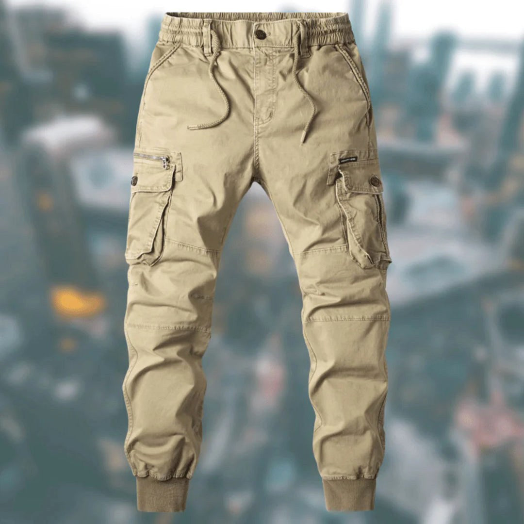Nigel | Men's Cargo Trousers with Multiple Pockets, Practical Active Trousers | My Sweet Wardrobe