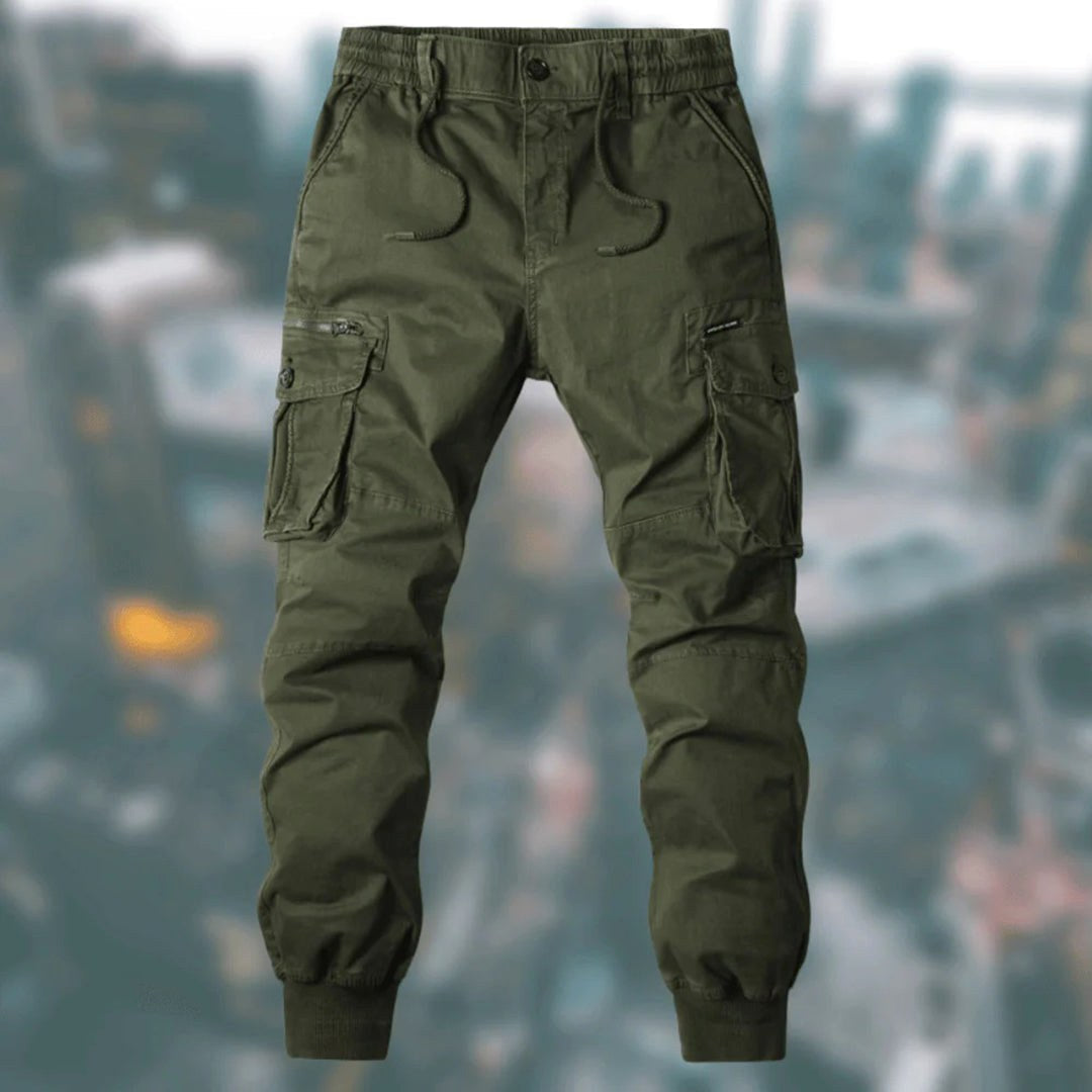 Nigel | Men's Cargo Trousers with Multiple Pockets, Practical Active Trousers | My Sweet Wardrobe
