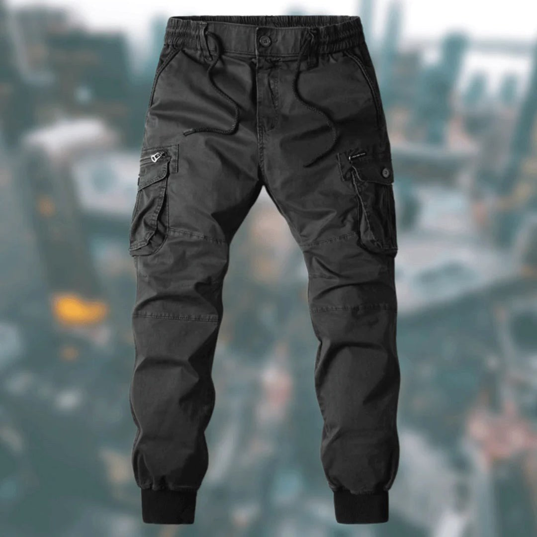 Nigel | Men's Cargo Trousers with Multiple Pockets, Practical Active Trousers | My Sweet Wardrobe