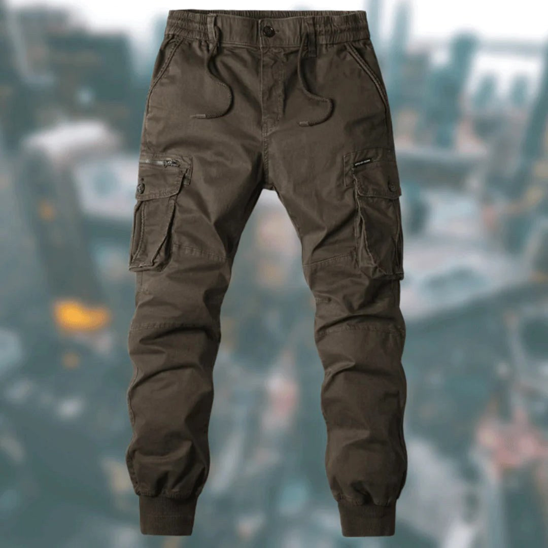 Nigel | Men's Cargo Trousers with Multiple Pockets, Practical Active Trousers | My Sweet Wardrobe