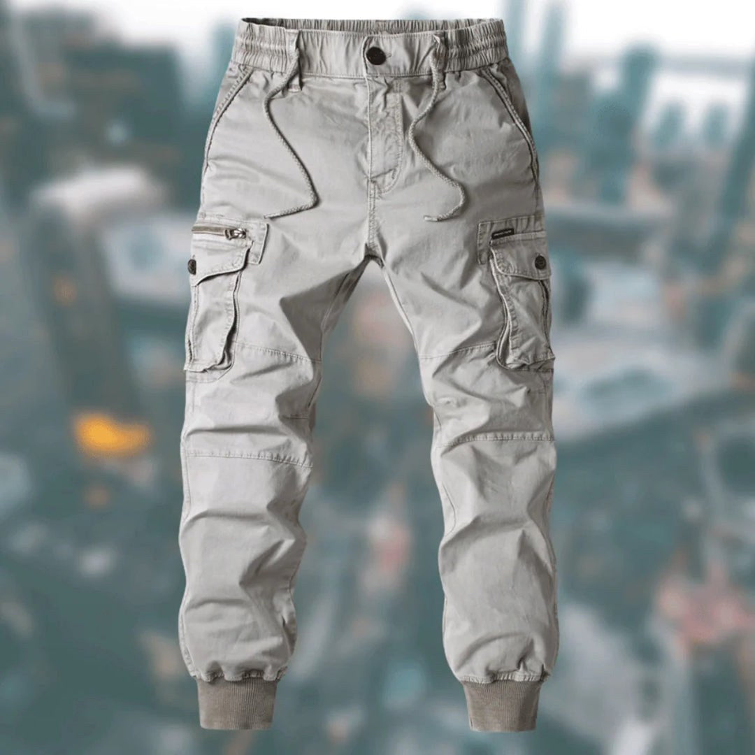 Nigel | Men's Cargo Trousers with Multiple Pockets, Practical Active Trousers | My Sweet Wardrobe