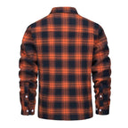Noah | Men's Sherpa-Lined Plaid Jacket, Button-Front Autumn Jacket | My Sweet Wardrobe | Green