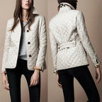Noeline | Women's Diamond Quilted Lightweight Jacket, Structured Casual Jacket | My Sweet Wardrobe