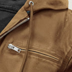 Nolan | Men's Fleece-Lined Hooded Jacket, Retro Autumn Jacket | Dressific