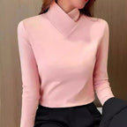 Nora | Women's Soft Turtleneck Jumper, Fitted Everyday Knitwear | My Sweet Wardrobe | Brown