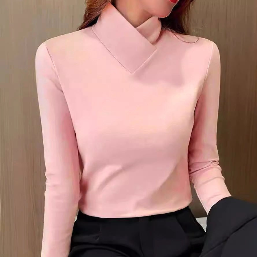 Nora | Women's Soft Turtleneck Jumper, Fitted Everyday Knitwear | My Sweet Wardrobe | Brown