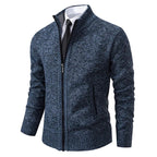 Norbert | Men's Zip-Up Cardigan, Lightweight Autumn Cardigan | My Sweet Wardrobe | Beige