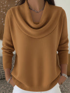 Odette | Women's Merino Wool Jumper, Cowl Neck Knit Jumper | My Sweet Wardrobe