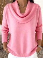 Odette | Women's Merino Wool Jumper, Cowl Neck Knit Jumper | My Sweet Wardrobe