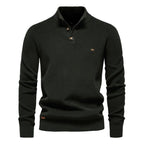 Oliver | Men's Cotton Jumper with Classic Fit, Elegant Men's Jumper | My Sweet Wardrobe | Light Grey