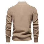 Oliver | Men's Cotton Jumper with Classic Fit, Elegant Men's Jumper | My Sweet Wardrobe | Light Grey