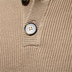 Oliver | Men's Cotton Jumper with Classic Fit, Elegant Men's Jumper | My Sweet Wardrobe | Light Grey