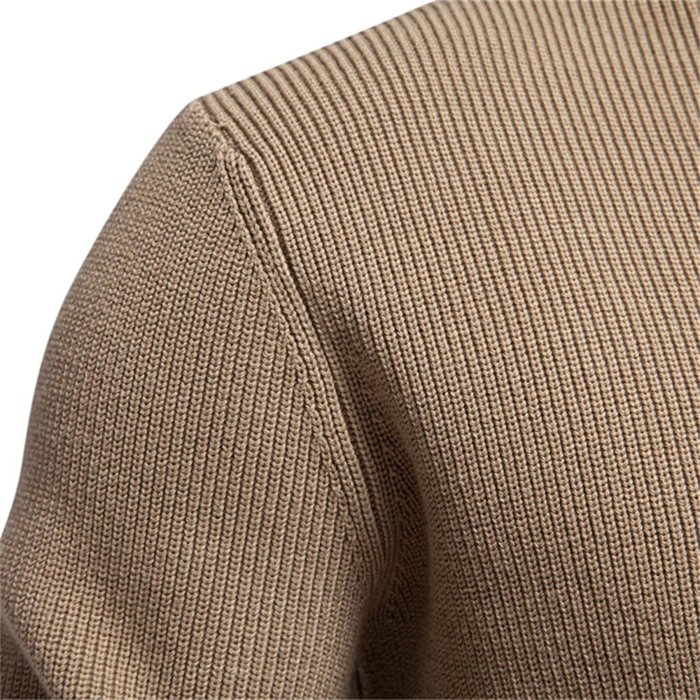 Oliver | Men's Cotton Jumper with Classic Fit, Elegant Men's Jumper | My Sweet Wardrobe | Light Grey