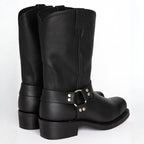 Oswin | Men's Mid-Calf Cowboy Boots, Harness Style Western Boots | My Sweet Wardrobe