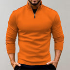 Otto | Men's Jumper with Zip, Versatile Knit Jumper | My Sweet Wardrobe | Black