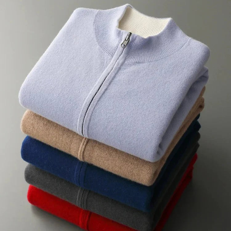 Parker | Men's Full-Zip Knit Cardigan, Comfortable Everyday Cardigan | My Sweet Wardrobe