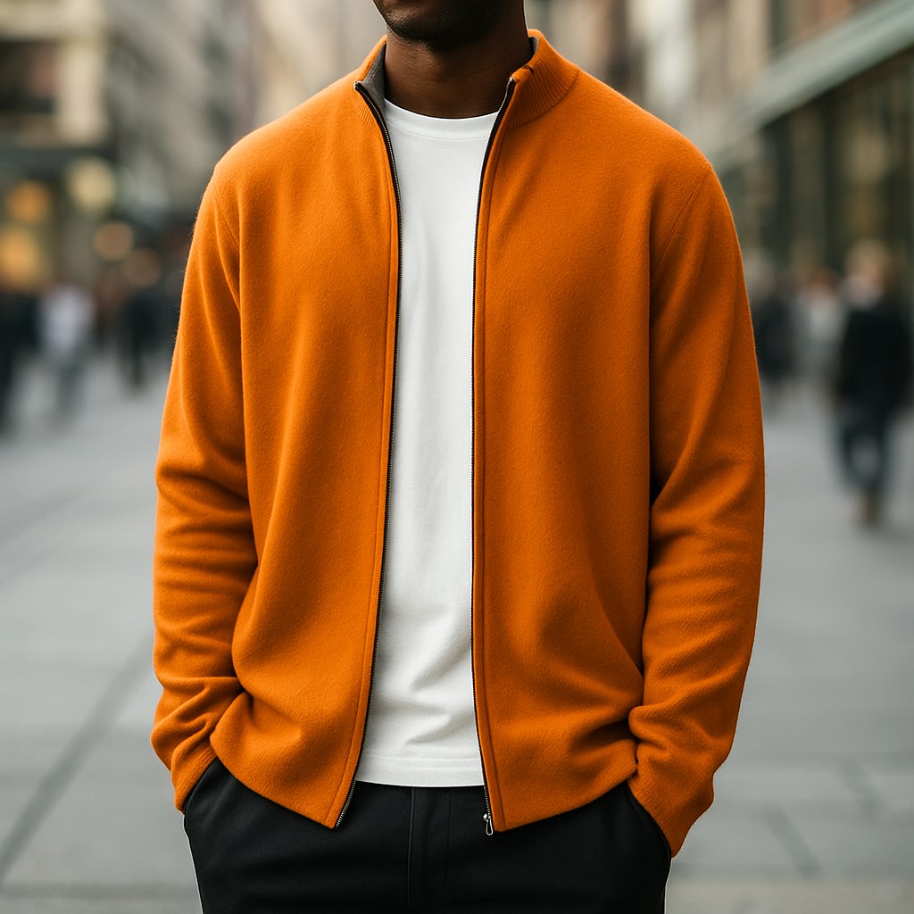 Parker | Men's Full-Zip Knit Cardigan, Comfortable Everyday Cardigan | My Sweet Wardrobe