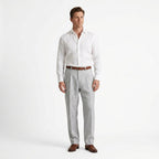 Patrick | Men's Linen-Cotton Blend Trousers with a Comfortable Fit; Breathable Summer Trousers | My Sweet Wardrobe