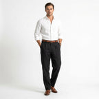 Patrick | Men's Linen-Cotton Blend Trousers with a Comfortable Fit; Breathable Summer Trousers | My Sweet Wardrobe