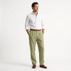 Patrick | Men's Linen-Cotton Blend Trousers with a Comfortable Fit; Breathable Summer Trousers | My Sweet Wardrobe