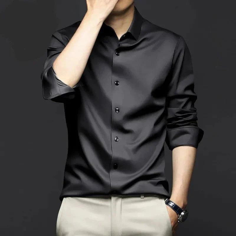 Paul | Elegant 100% Silk Blouse, Classic Business Blouse | My Sweet Wardrobe