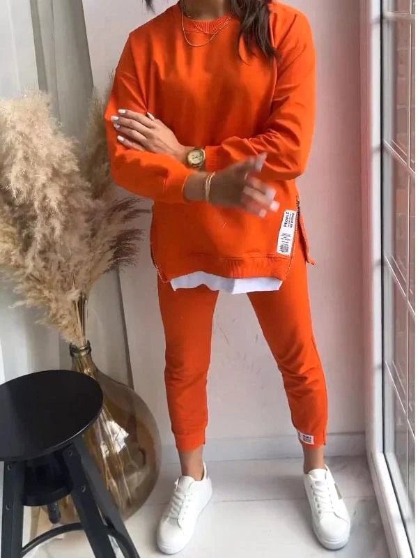 Penelope | Women's Oversized Two-Piece Lounge Set, Tapered Joggers | My Sweet Wardrobe
