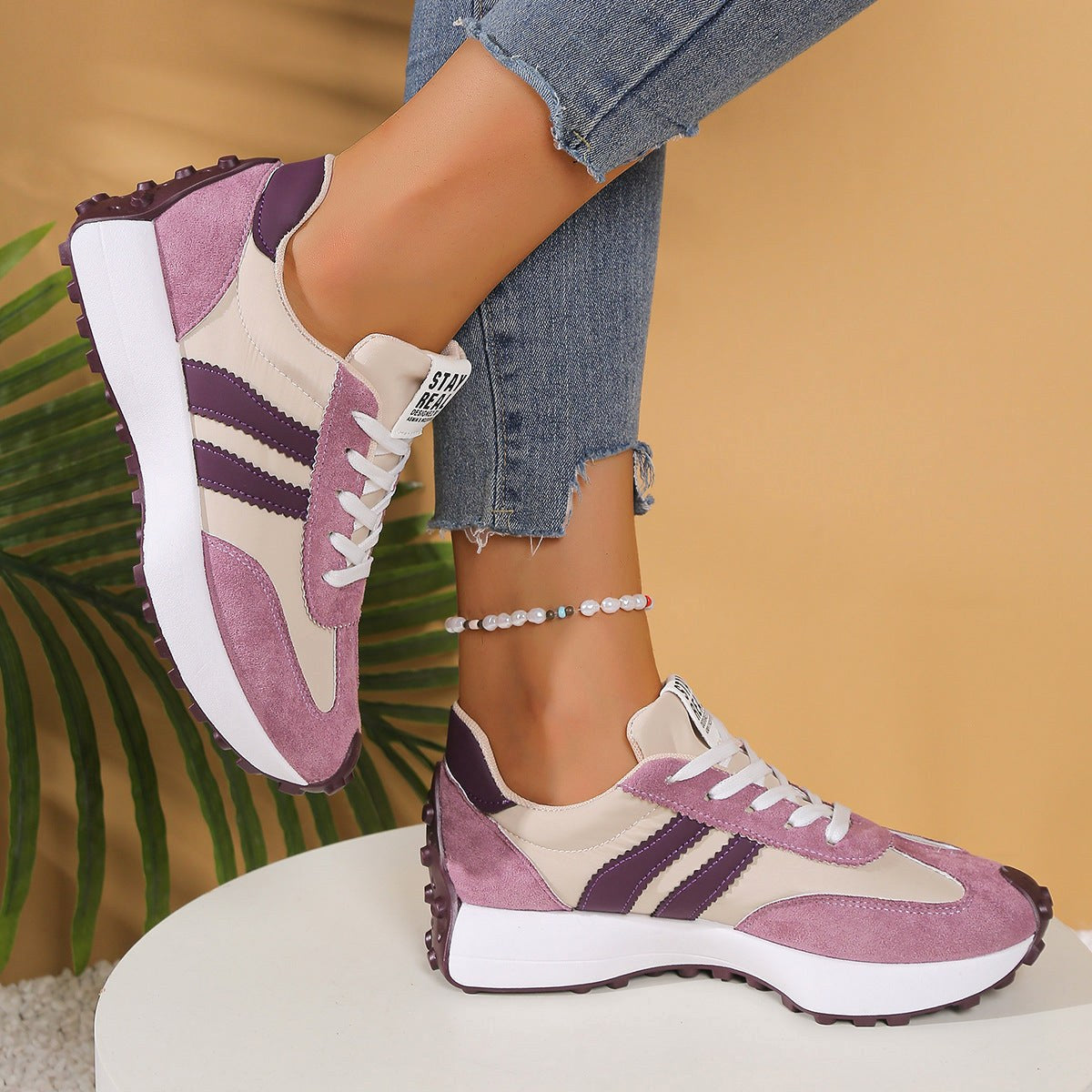 Paige | Women's Orthopedic Trainers with Shock Absorption, Lightweight Walking Shoes | My Sweet Wardrobe