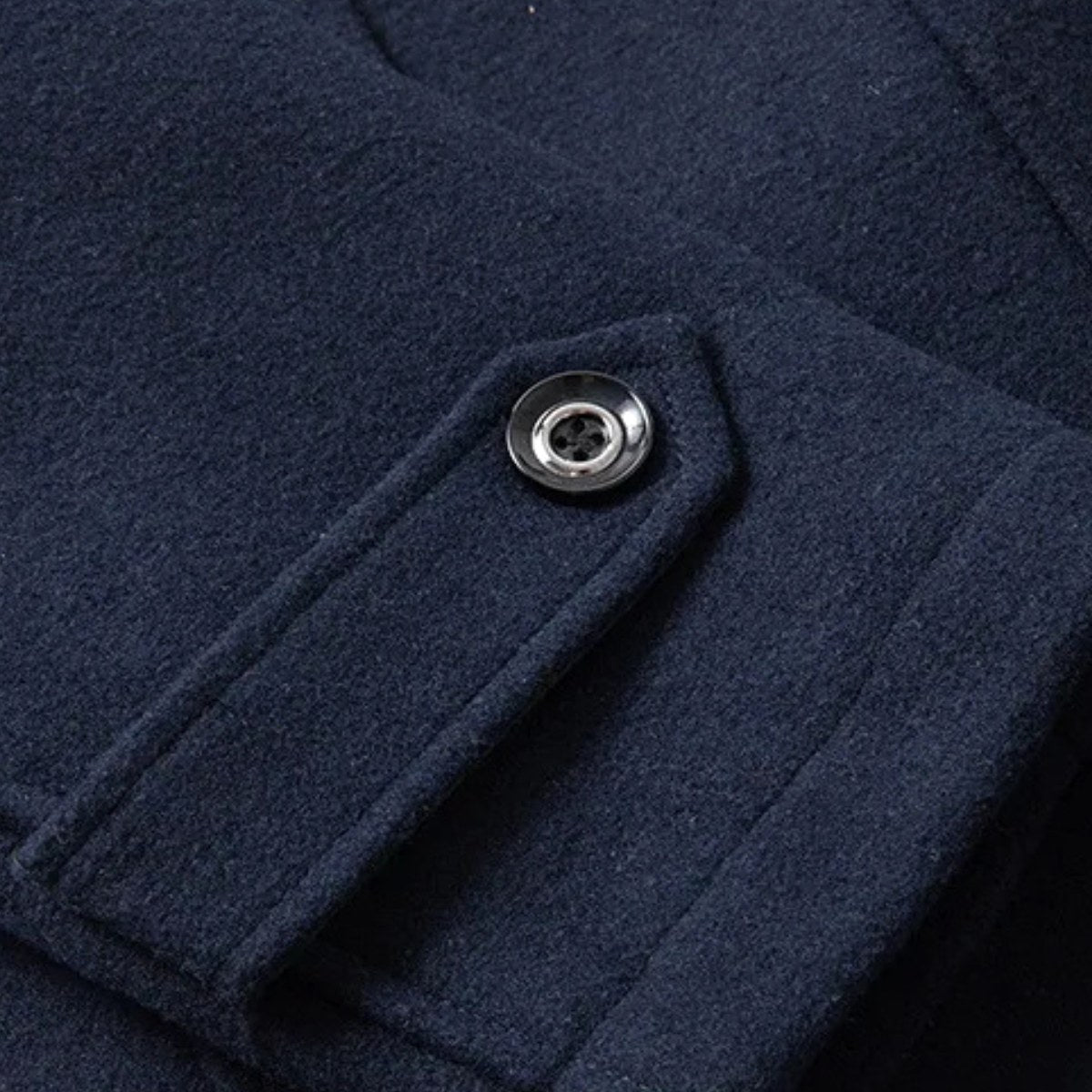 Preston | Men's Double Collar Wool Trench Coat, Tailored Business Coat | My Sweet Wardrobe