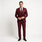 Preston | Elegant Three-Piece Men's Suit with Vest, Slim-Fit Suit | My Sweet Wardrobe