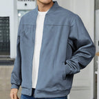 Ralph | Men's Suede Bomber Jacket – an Elegant Autumn Jacket | My Sweet Wardrobe