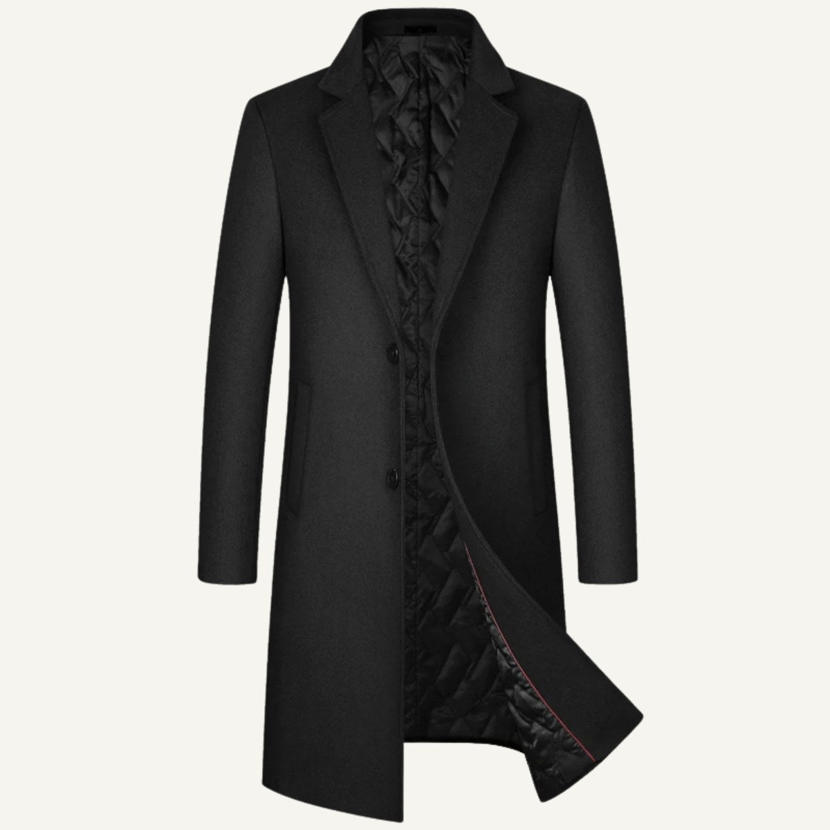 Reid | Men's Tailored Long Coat, Smart Winter Coat | My Sweet Wardrobe