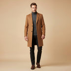 Reid | Men's Tailored Long Coat, Smart Winter Coat | My Sweet Wardrobe