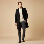 Reid | Men's Tailored Long Coat, Smart Winter Coat | My Sweet Wardrobe