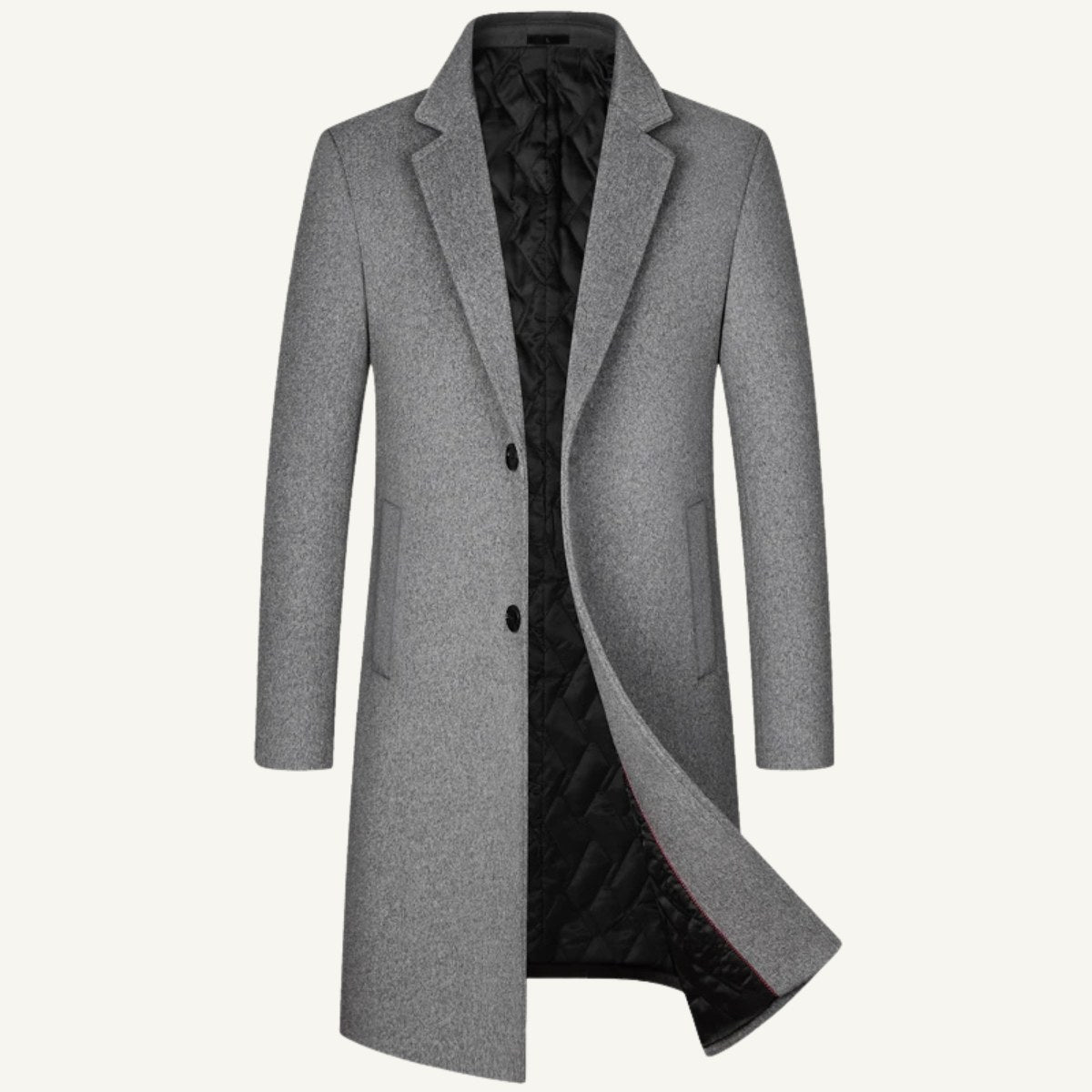 Reid | Men's Tailored Long Coat, Smart Winter Coat | My Sweet Wardrobe