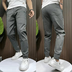 Robert | Men's Stretch Cargo Trousers, Lightweight Flexible Trousers | My Sweet Wardrobe | Beige