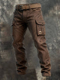 Rolf | Men's Cotton Canvas Trousers with Insulated Lining, Utility Work Trousers | My Sweet Wardrobe