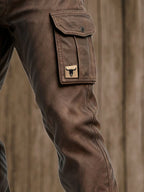 Rolf | Men's Cotton Canvas Trousers with Insulated Lining, Utility Work Trousers | My Sweet Wardrobe