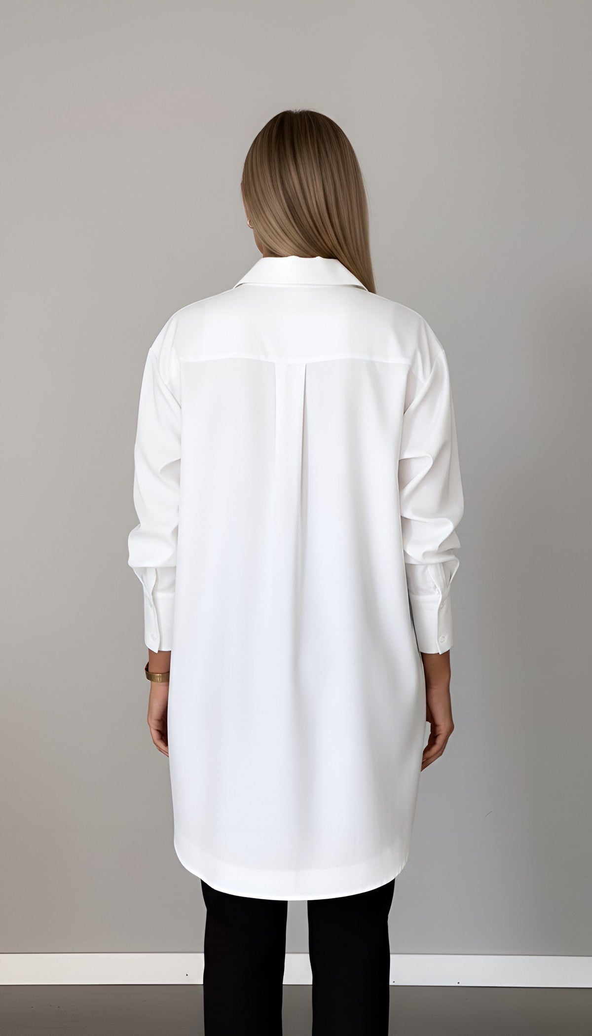 Romane | Women's Oversized Cotton Shirt, Button-Front Blouse | My Sweet Wardrobe