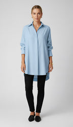 Romane | Women's Oversized Cotton Shirt, Button-Front Blouse | My Sweet Wardrobe