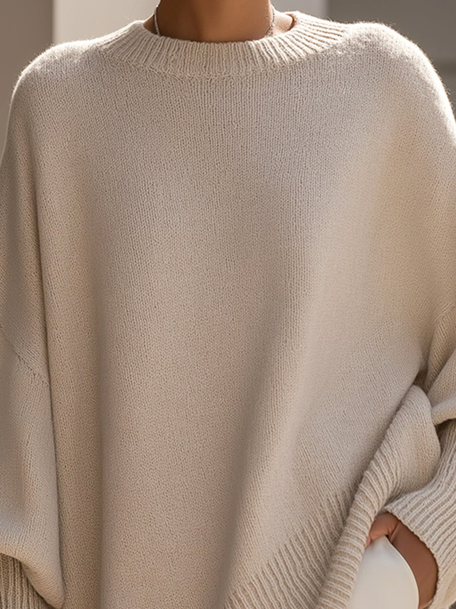 Rosalie | Women's Oversized Knit Sweater, Soft Drape Jumper | My Sweet Wardrobe