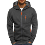 Ross | Men's Zip-Up Hoodie, Relaxed-Fit Autumn Jumper | My Sweet Wardrobe
