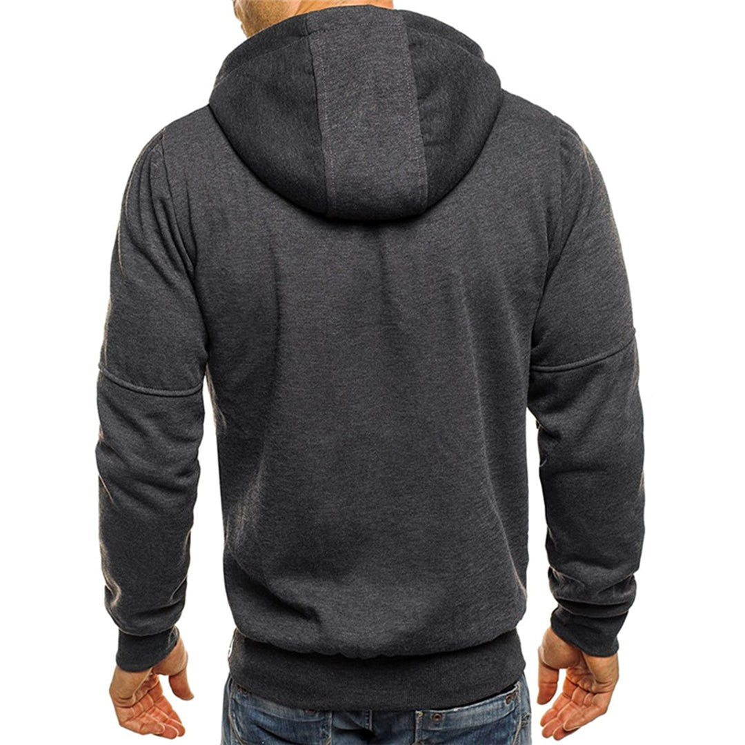Ross | Men's Zip-Up Hoodie, Relaxed-Fit Autumn Jumper | My Sweet Wardrobe