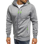 Ross | Men's Zip-Up Hoodie, Relaxed-Fit Autumn Jumper | My Sweet Wardrobe