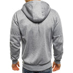 Ross | Men's Zip-Up Hoodie, Relaxed-Fit Autumn Jumper | My Sweet Wardrobe