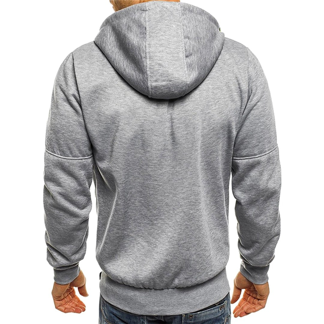 Ross | Men's Zip-Up Hoodie, Relaxed-Fit Autumn Jumper | My Sweet Wardrobe