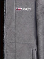 Rudolf | Men's Fleece Jacket with Collar, Outdoor Fleece Jacket | My Sweet Wardrobe | Khaki