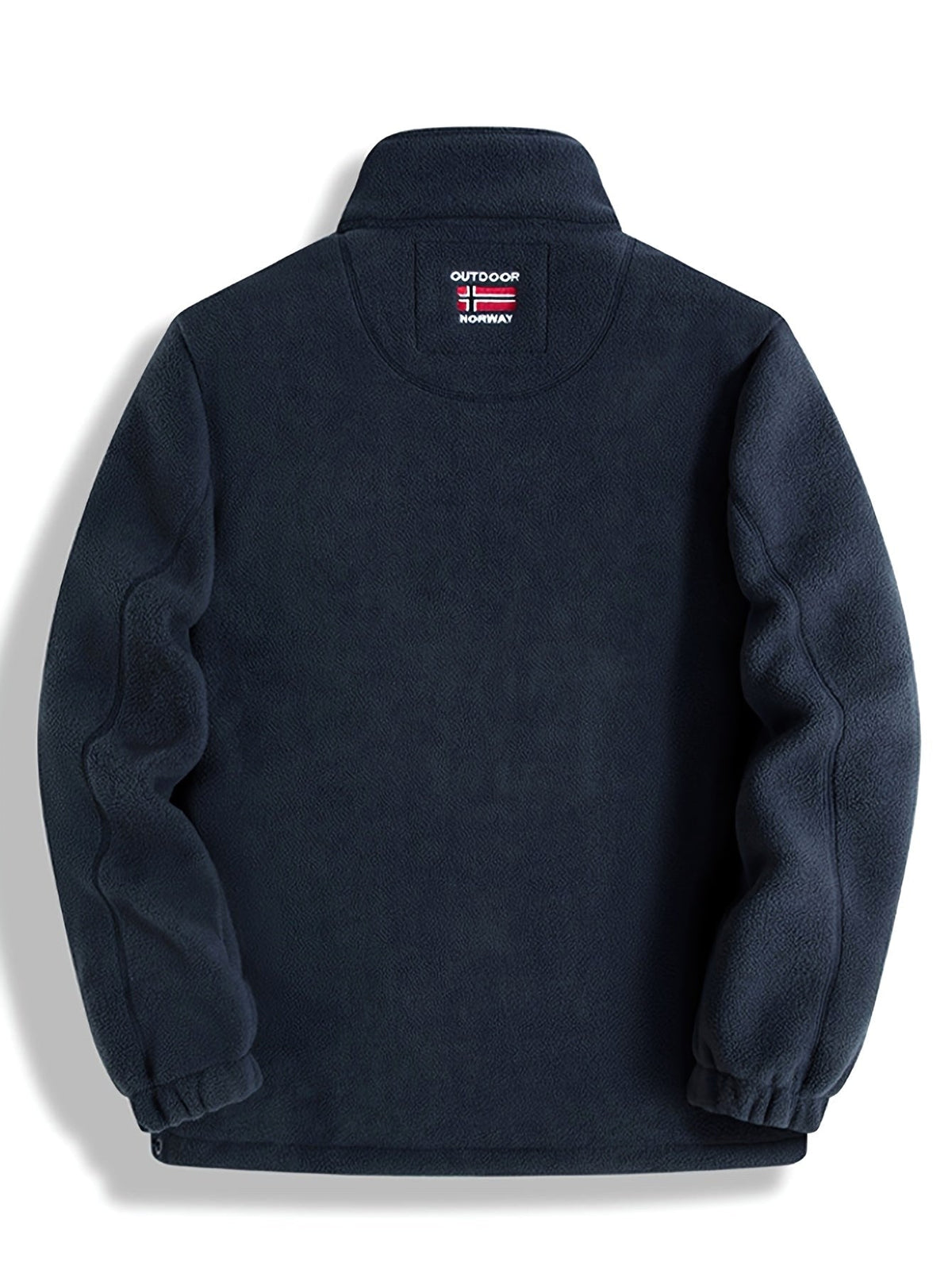 Rudolf | Men's Fleece Jacket with Collar, Outdoor Fleece Jacket | My Sweet Wardrobe | Grey